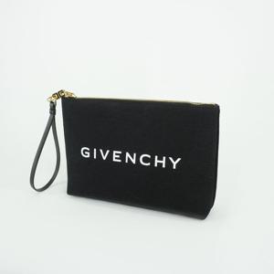 지방시 가방 로고 캔버스 파우치 블랙 BB60KSB1F1001