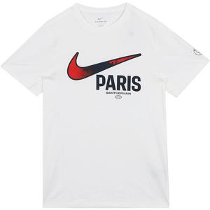 [정품] 나이키 파리 생제르맹 스우시 티셔츠 (FV8555-100)