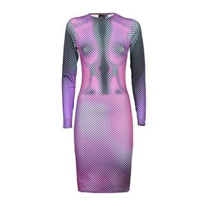시네드 고레이 미디원피스 656641-69 PINK/BLUE/BLACK
