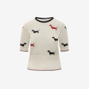 톰브라운 헥터 반팔 티셔츠 화이트 여성 FKA444B Y3006 100