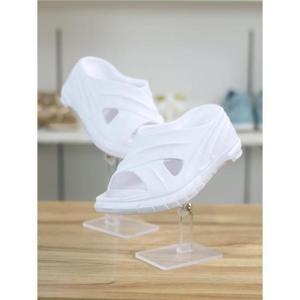 바이로쏘 세이브존06 크로스 라인 PVC 웨지굽 7cm 뮬 샌들 (BY)24S12058E3