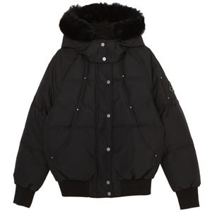 무스너클  M33LB017S 305 여자 후드 패딩 점퍼 봄버 릴렉스핏