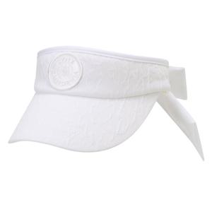 [링스] 여성 플라워 셋업 리본 바이저 L21D3CP251_WH