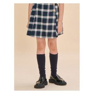 [빈폴키즈][24FW 30%] 클래식 약기모 체크 치마 바지 - 그린 (BI