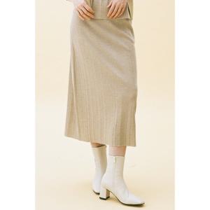 [UNIT] 울 혼방 립 니트 스커트 [UFI3-KBS384N]