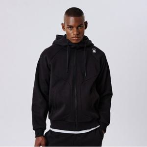 [스파이더] 남성 볼륨 라드패드 후드 집업 SPJFCNFT302MBLK