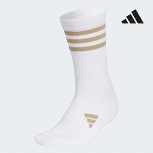 아디다스골프 여성 3ST 크루 양말 화이트 IS6535