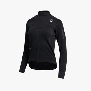 [스파이더] 여성 사이클 프로웹 소프트쉘 방풍 자켓 SPHFCNJK551WBLK