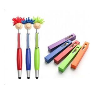 행복인형터치볼펜  색상별1개(5개) 묶음판매