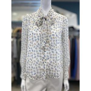 안지크 세이브존07 타이 메탈 블라우스 AH2BL1250