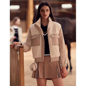 [벤제프골프] 여성 밴드넥 뽀글이 점퍼 O5MWJP706