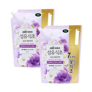 [샤프란] 샤프란 아우라 섬유식초 리필 2.3L 피오니블러썸 2개