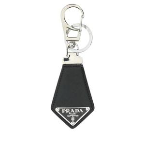 프라다 남성 블랙 레더 키링 2PP041053 F0002