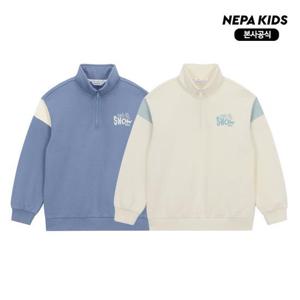 [네파키즈/택가79,000] KKF5306 스노우렛 반집 맨투맨 본사직영