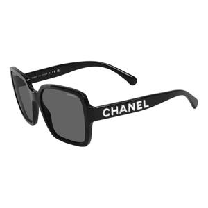 샤넬 선글라스 CH5408 1026S4 스퀘어 화이트 레터링 블랙
