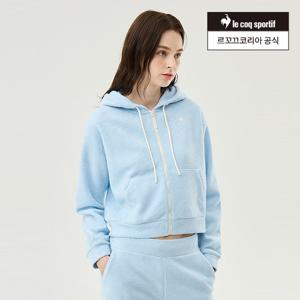 [르꼬끄공식] 여성 플러피니트 루즈핏 후드 집업 (QP422OFTO2)