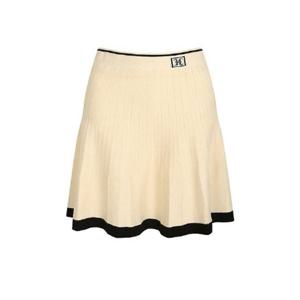 [제이제이 지고트]라인 배색 플레어 니트 스커트 GM9P1SK21