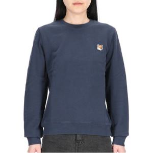 [메종키츠네] 폭스헤드 로고 LW00302KM0001 P476 레귤러 맨투맨 티셔츠