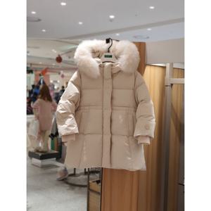 [베네통키즈]6 프리미엄 니트 매치 구스 다운 점퍼 QADJ03461 24FW