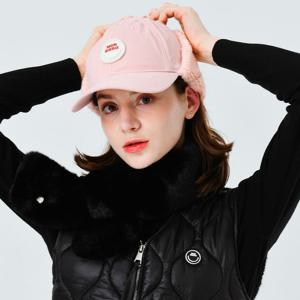 [몽버디] 밍크터치 터널 넥워머 BLACK