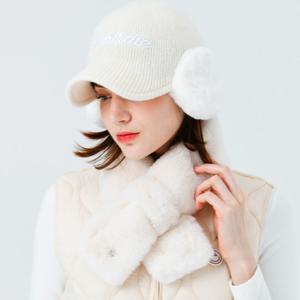 [몽버디] 밍크터치 터널 넥워머 IVORY