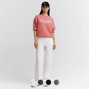 [지오다노/본사] 414943 여 브러쉬드 와이드 데님