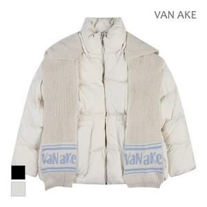 [반에이크][반에이크] 니트숄배색 패딩점퍼_VB2ZPDMD06D (P00341