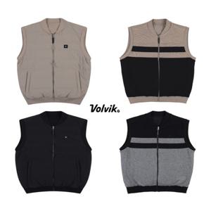 볼빅 남성 골프 리버시블 구스다운 풀집 베스트 VMKVOA11