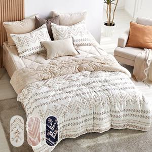 메종노아 보헤미안 극세사 이불 토퍼 베개커버 세트 SS 3색상