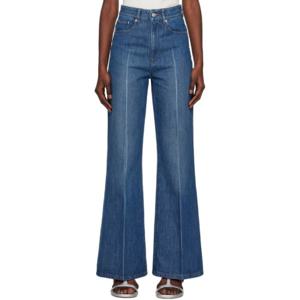 25 FW 아페쎄 여성 인디고 블루 Natacha Ramsay Levi 클린토 데님 진 241252F069020