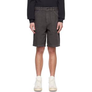 25 FW 아페쎄 남성 옐로우 파커 데님 쇼츠 241252M193007