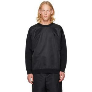 25 FW 발렌티노 남성 블랙 스터드 스웨트셔츠 231476M204000