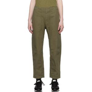 25 FW 랙앤본 여성 카키 레이튼 슬랙스 242055F087020