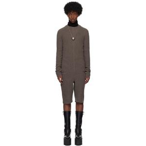 25 FW 릭오웬스 남성 그레이 포터빌 헤돈 점프수트 242232M191038