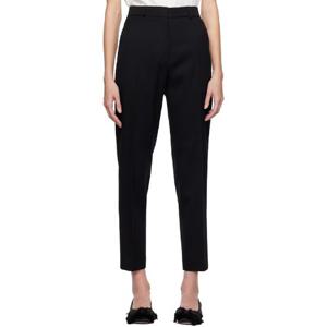 25 FW 랑방 여성 블랙 시가렛 슬랙스 242254F087001