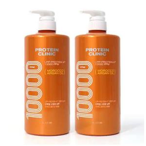 엘라스틴 프로틴클리닉 단백질 고영양 샴푸 1000ml 2개