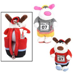 공주머니 06콜리 투볼주머니 캐릭터인형 골프공주머니 공파우치