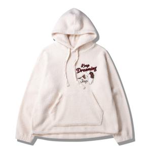 [지프]남여공용 뽀글이 곰 후드티셔츠 (JP4THU401)