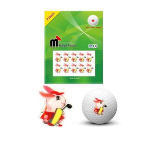 골프볼마크 골프공스티커 매직터치 토끼띠 볼마커