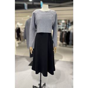 [코데즈컴바인] (CKA-OP512W1) 니트 저지원피스 셋업