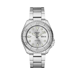 세이코 5 스포츠 오토매틱 화이트 실버 남성시계 SRPE71K1