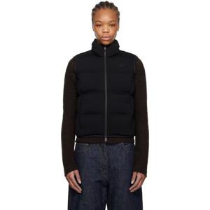 25 FW 몽클레어 여성 블랙 퀼팅 다운 베스트 251111F068010