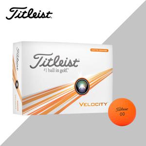 타이틀리스트 VELOCITY 벨로시티 매트오렌지 골프볼 2피스 2024년 골프공 아쿠쉬네트코리아