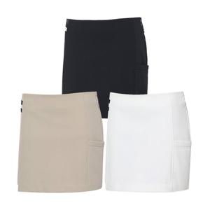 [와이드앵글] 여성 CO 베이직 트리코트 본딩 H라인 큐롯 L_WWW23Q12