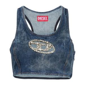 디젤 크롭 로고 장식 탑 A13821 0PGAL01