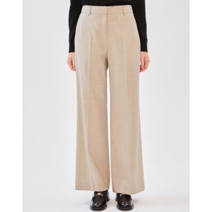질스튜어트 뉴욕 여성 24FW SET UP 베이지 세미 와이드핏 울혼방 슬랙스 팬츠 JSPA4D300I2