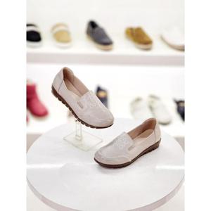 세레스 세이브존03 세레스 여성 소가죽 부분 논슬립 슬립온 쿠셔닝 컴포트화 4cm AGKRP37A-3