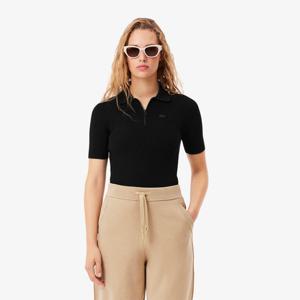 라코스테 공식 여성 슬림핏 3D 하프집업 스웨터 AF2572-55G 031