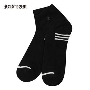 [팬텀] 남성 와플 조직 단목 양말 211E1SC101_BK