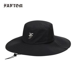 [팬텀] 남성 사선 절개 메쉬 와이드 버킷햇 211E1CP106_BK